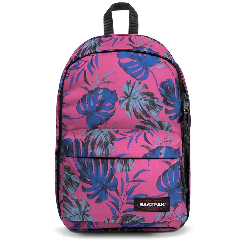Eastpak Back to Work Backpack, 43 cm, 27 L, Brize Monstera Pink (Pink) - Image 1