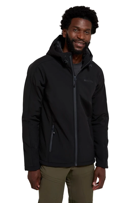 Mountain Warehouse Arctic II Softshell Jacket - Water Resistant, 2XL