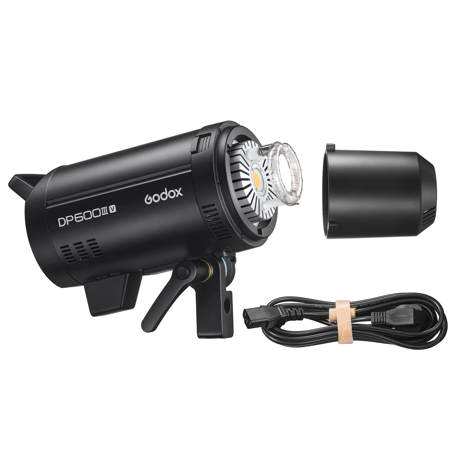 Godox DP600III-V Studio Flash Light 600Ws Power GN106 5600±200K Strobe Lighting Built-in 2.4G Wireless X System Bowens Mount for Wedding Portrait Fashion Advertising