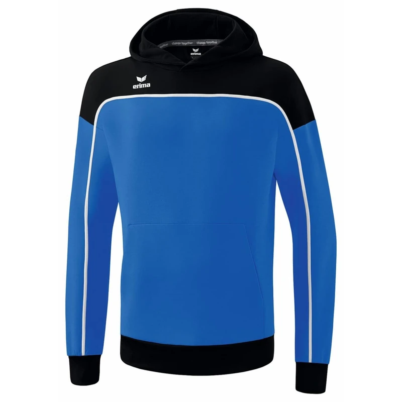 Erima Unisex Kid's CHANGE hooded sweatshirt, New Royal/Black/White, 164