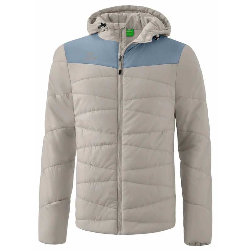 Erima Men's Basic Quilt Jacket, Wet Weather/Faded Denim, M