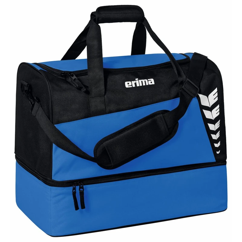 Erima Six Wings Sports Bag with Bottom Compartment, New Roy/Black, L - Image 1