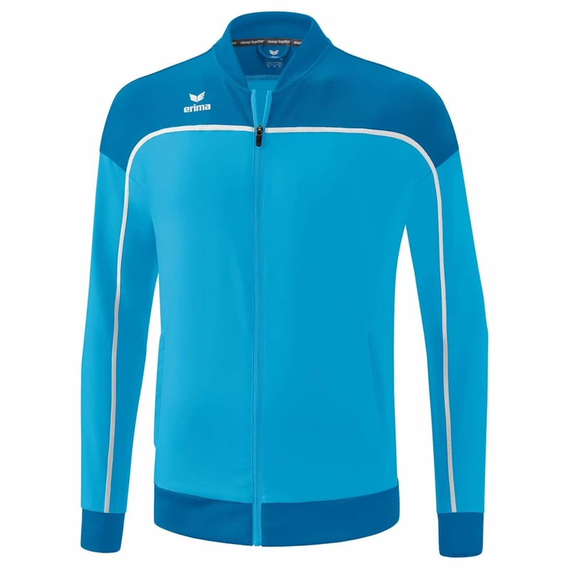 Erima Men's Change Functional Presentation Jacket, Curacao/Mykonos/White, M