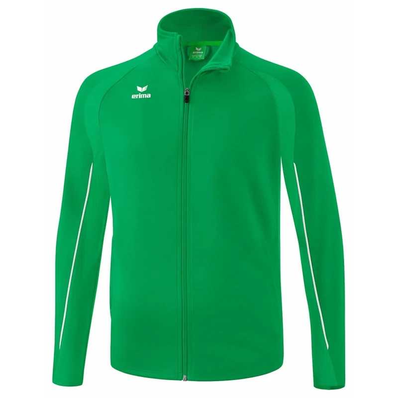 Erima Liga Star Polyester Training Jacket, Emerald/White, XL