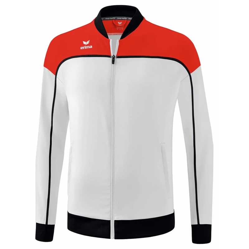Erima Men's Change Functional Presentation Jacket, White/Red/Black, M