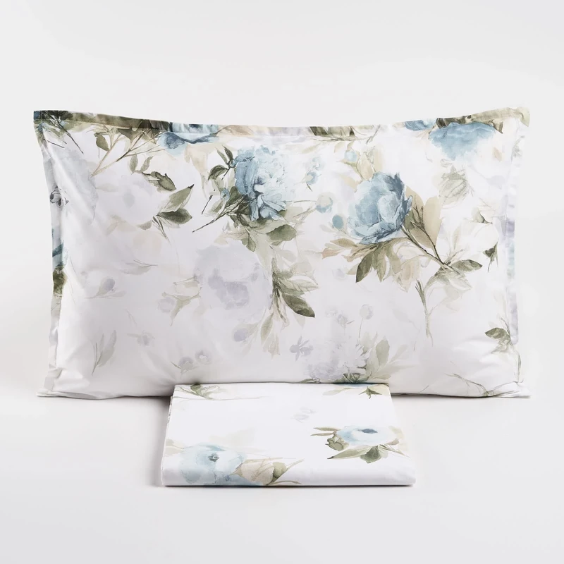 Biancoperla Lab 31 FLATEY Blue Double Duvet Cover Set