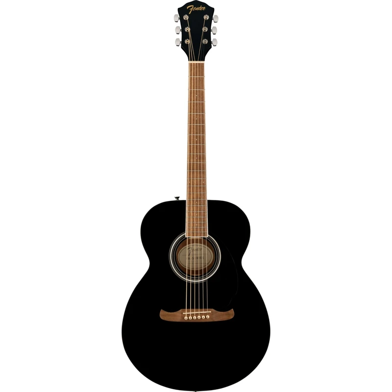 Fender DE FA-135 Concert Acoustic Guitar, Walnut Fingerboard, Black