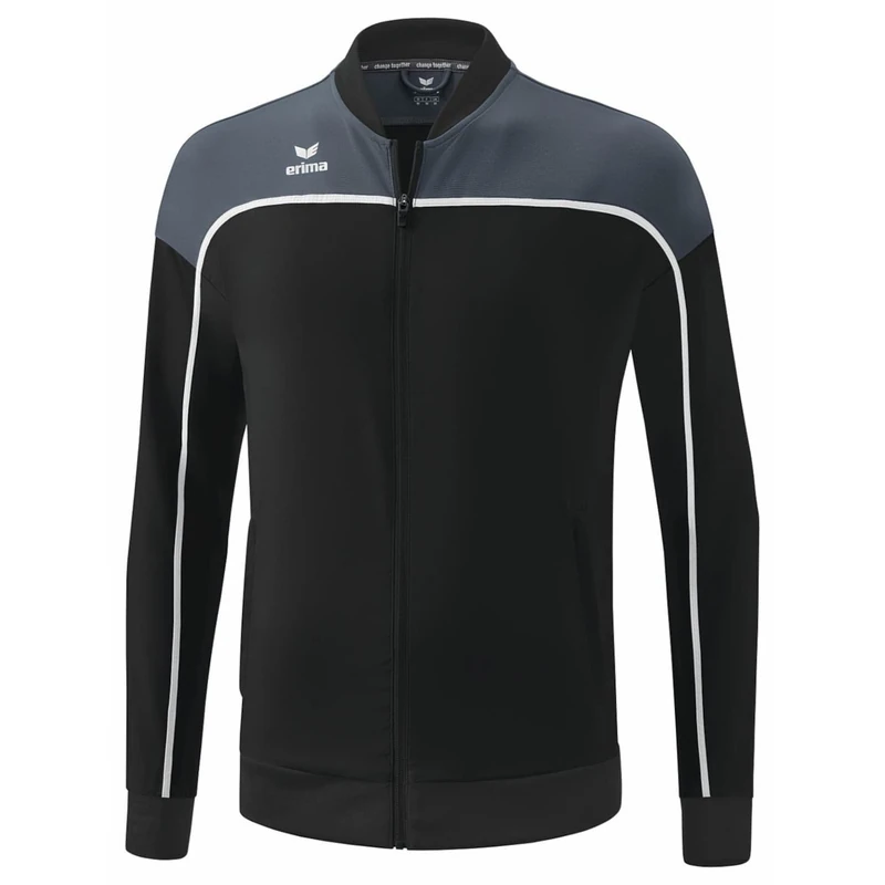 Erima Men's Change Functional Presentation Jacket, Black Grey/Slate Grey/White, S