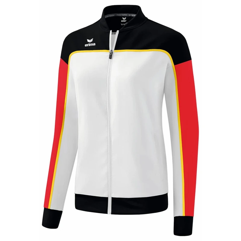 Erima Women's Change Functional Presentation Jacket, White/Black/Red, 42