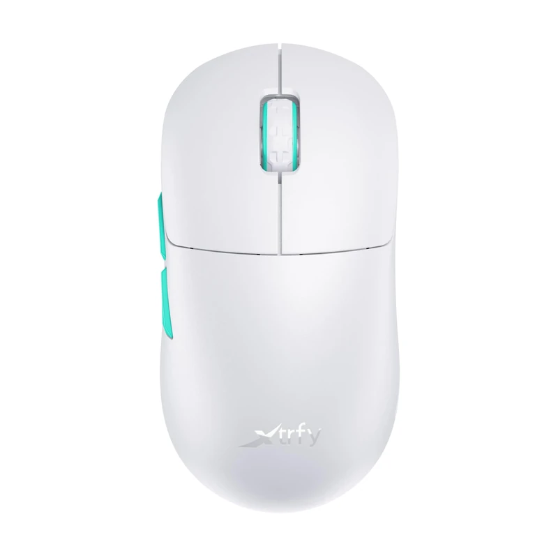 Xtrfy M8 Wireless, Wireless Ultra-Light Gaming Mouse, Optimised for E-Sports, 2.4 GHz, RF Extremely Low Front for Greater Precision, Rechargeable, White