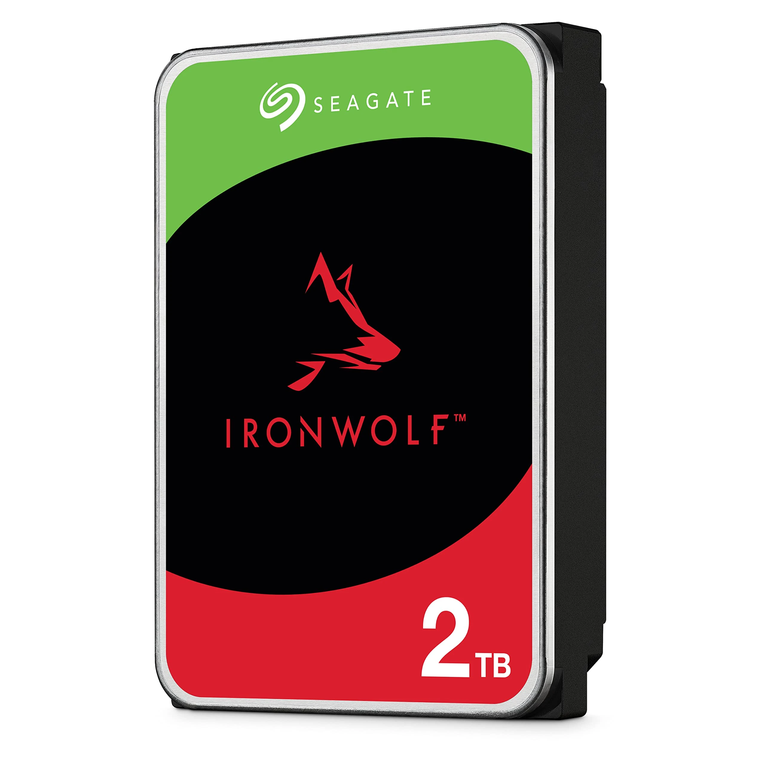 Seagate IronWolf, 2TB, Enterprise Internal NAS HDD – CMR 3.5 Inch, SATA 6 Gb/s, 5900 RPM, 256 MB Cache for RAID NAS, Rescue Services (ST2000NT003)