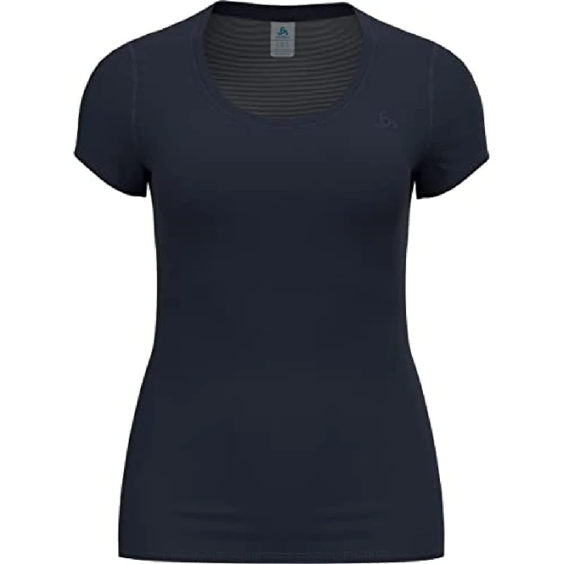 Odlo Women Functional Underwear Short Sleeve Shirt ACTIVE F-DRY LIGHT ECO, dark sapphire, L - Image 1