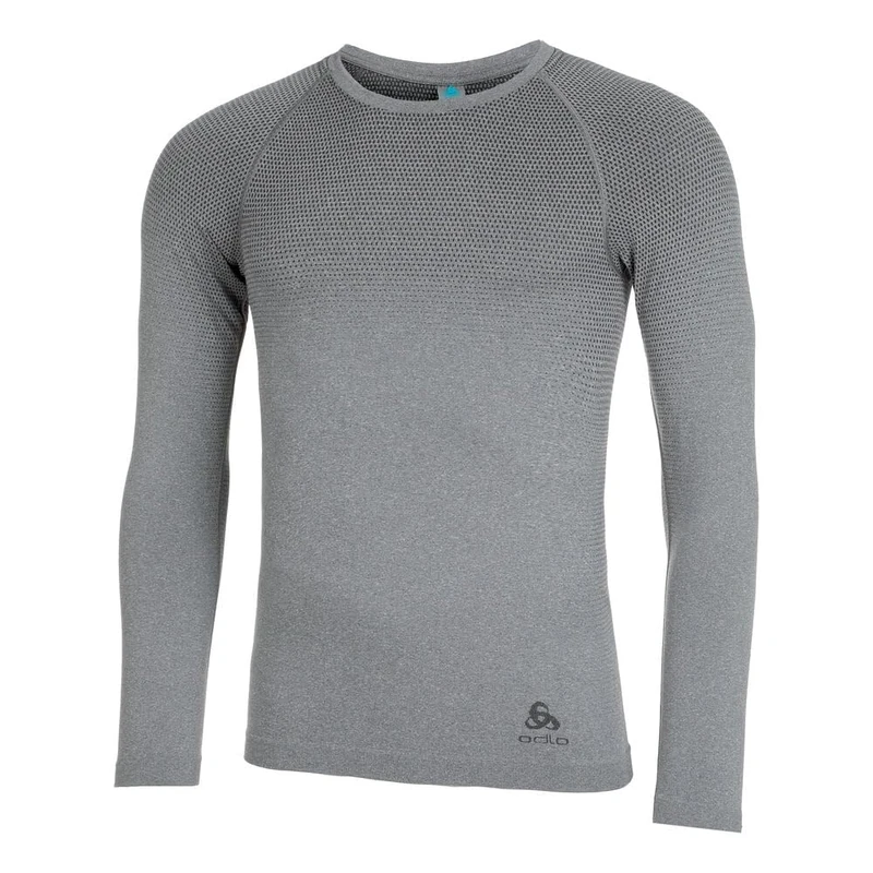 Odlo Men Functional Underwear Long Sleeve Shirt PERFORMANCE LIGHT, grey melange, XXL