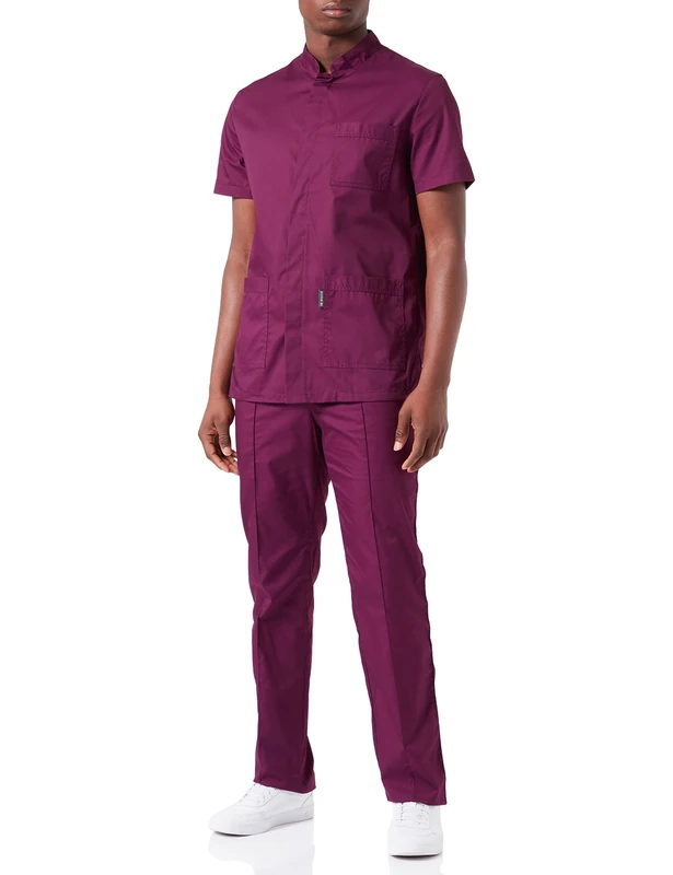 InWhite Men's Medical Set 20182, Aubergine, XL-XXL Große Größen - Image 1