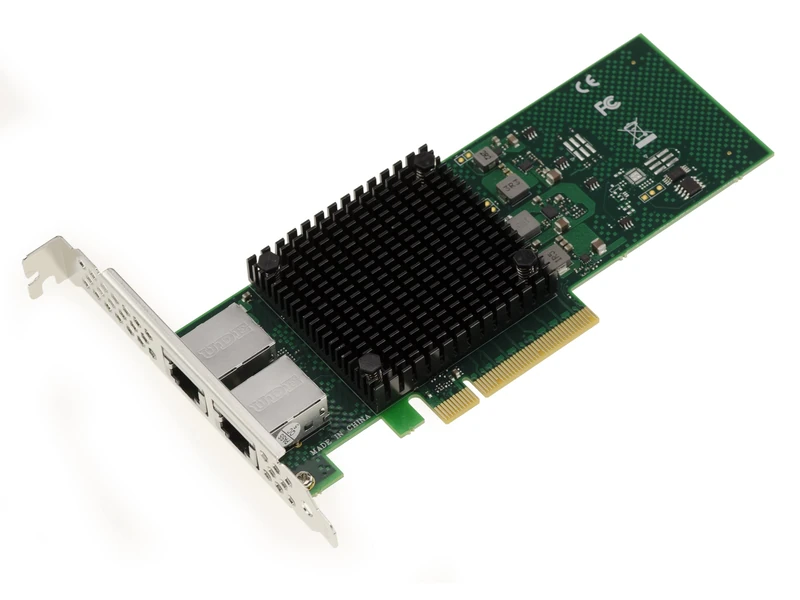 KALEA-INFORMATIQUE PC and Server Card PCIe 3.0 x8 DUAL ethernet RJ45 10G 5G 2.5G 1G 2 PORTS with Intel X710-T2 Chipset