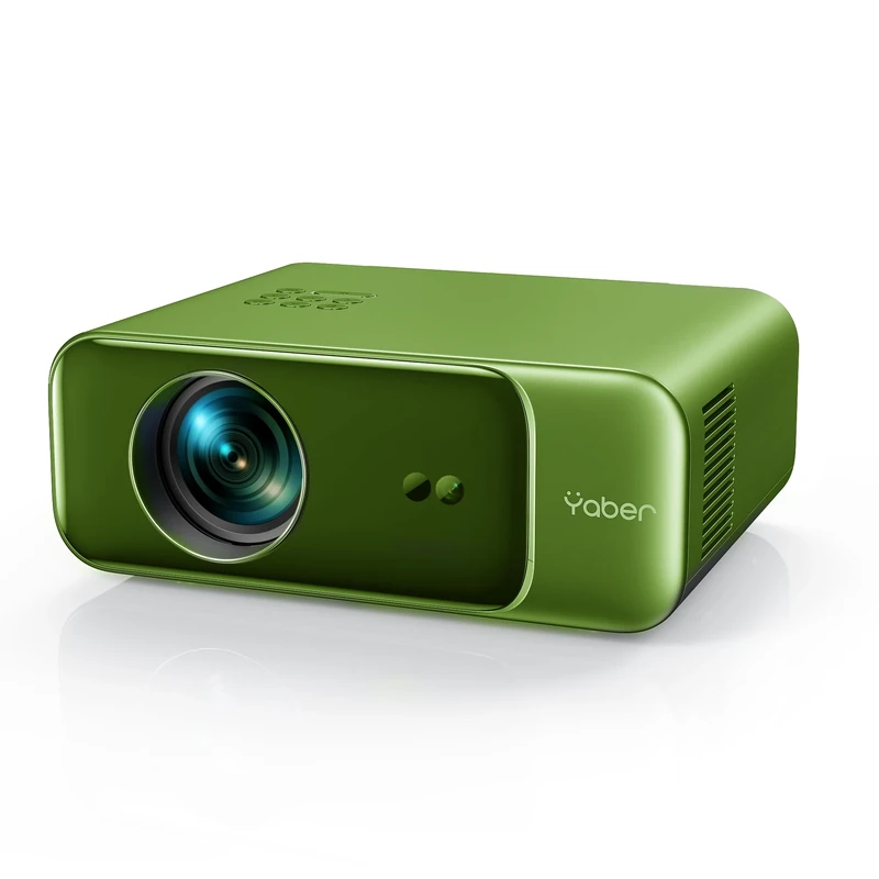 Auto Focus & Keystone 1080P HD Portable Projector, WiFi6 Bluetooth 5.2 Projectors, YABER Pro V9 Smart Projector, Home Cinema Projectors for Bedroom/Smartphone/TV Stick