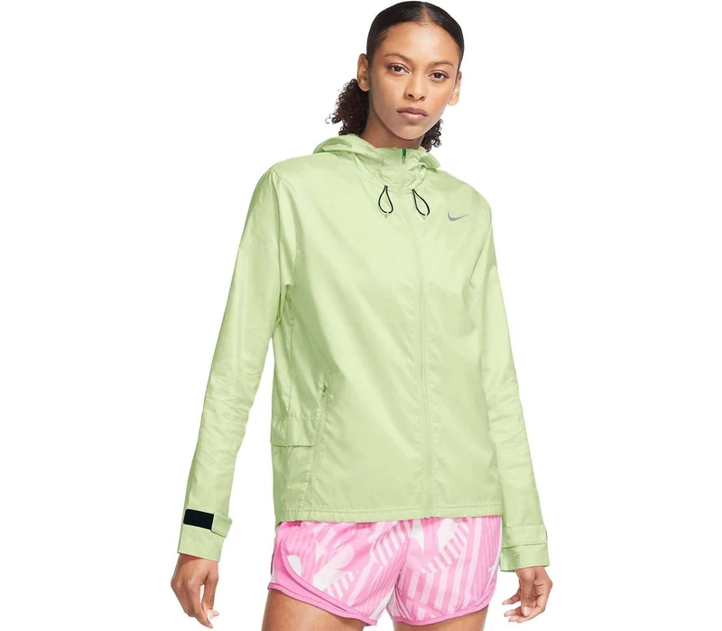 Nike CU3217-303 W NK ESSENTIAL JACKET Jacket Women's LIME ICE/(REFLECTIVE SILV) Size M
