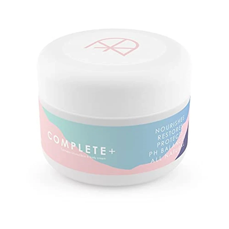 CBD ONE Complete+ CBD Cream 110g - Natural Body and Face Hemp Cream - Organic Plant Extract - Paraben and SLS Free Organic Moisturiser - Cannabidiol CBD Oil Cream for Nourished Skin - CBD Relief Cream