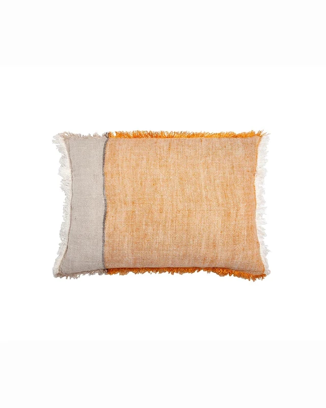 Dareels LEMOOR Fringes Yellow 40 Cushion Cover - Image 1