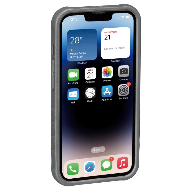 TOPEAK Unisex - Adult RideCase Smartphone Case, Black, 15.4 × 7.9 × 15 cm