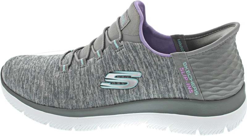 Skechers Women's Summits Dazzling Haze Sneaker, Gray, 9 UK