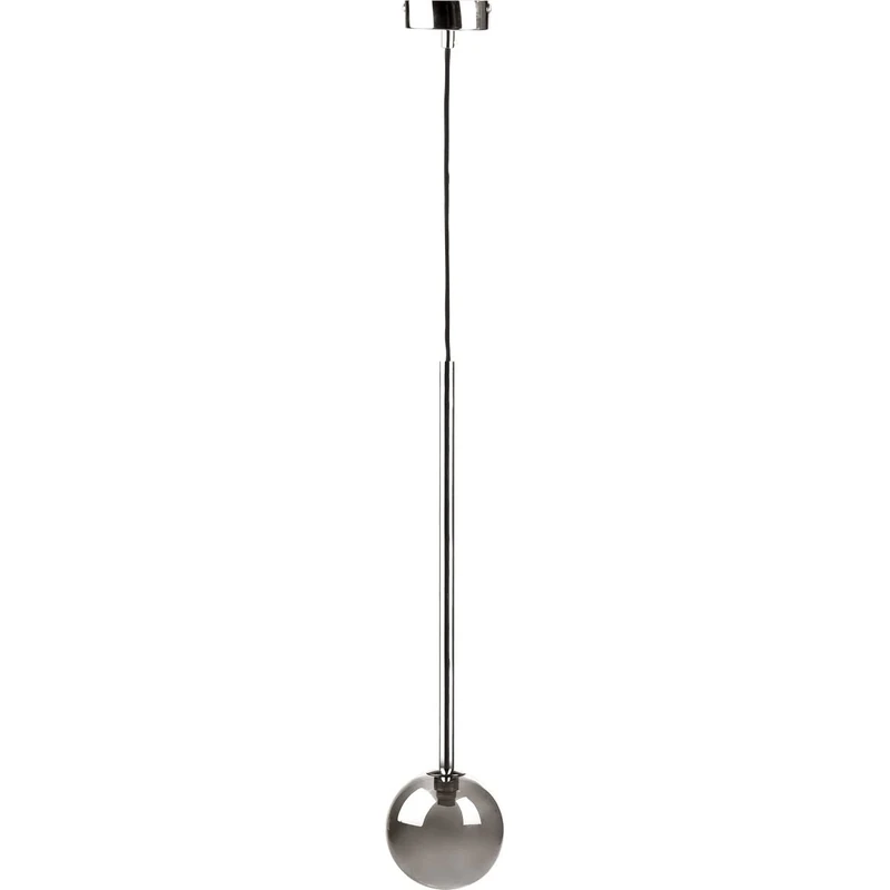 Zumaline Luna Pendant Ceiling Lamp Globe, Chrome, 1x G9