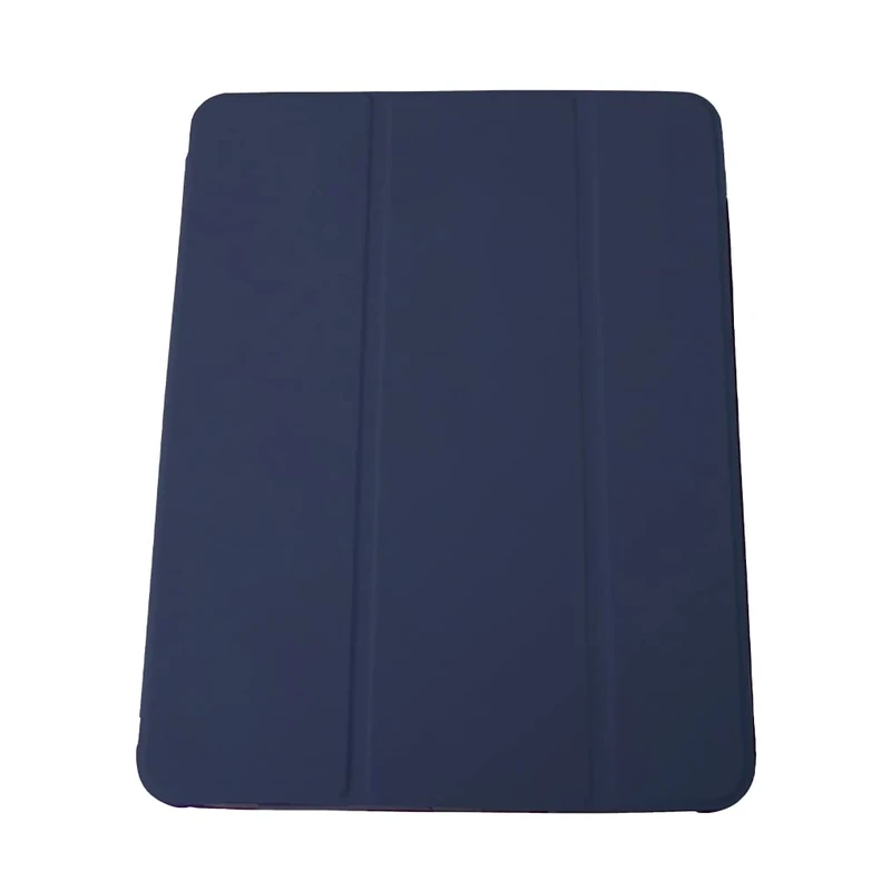 Compatible with iPad (10.2 inch) Tablet Protective Case, Y Shaped Folding Case with Pen Slot, Deep Blue