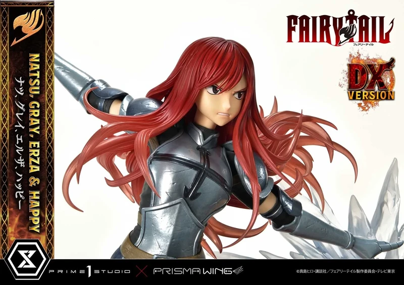 Prime 1 Studio Fairy Tail - Natsu, Gray, Erza, Happy - Deluxe Statue Version 1/7 57 cm