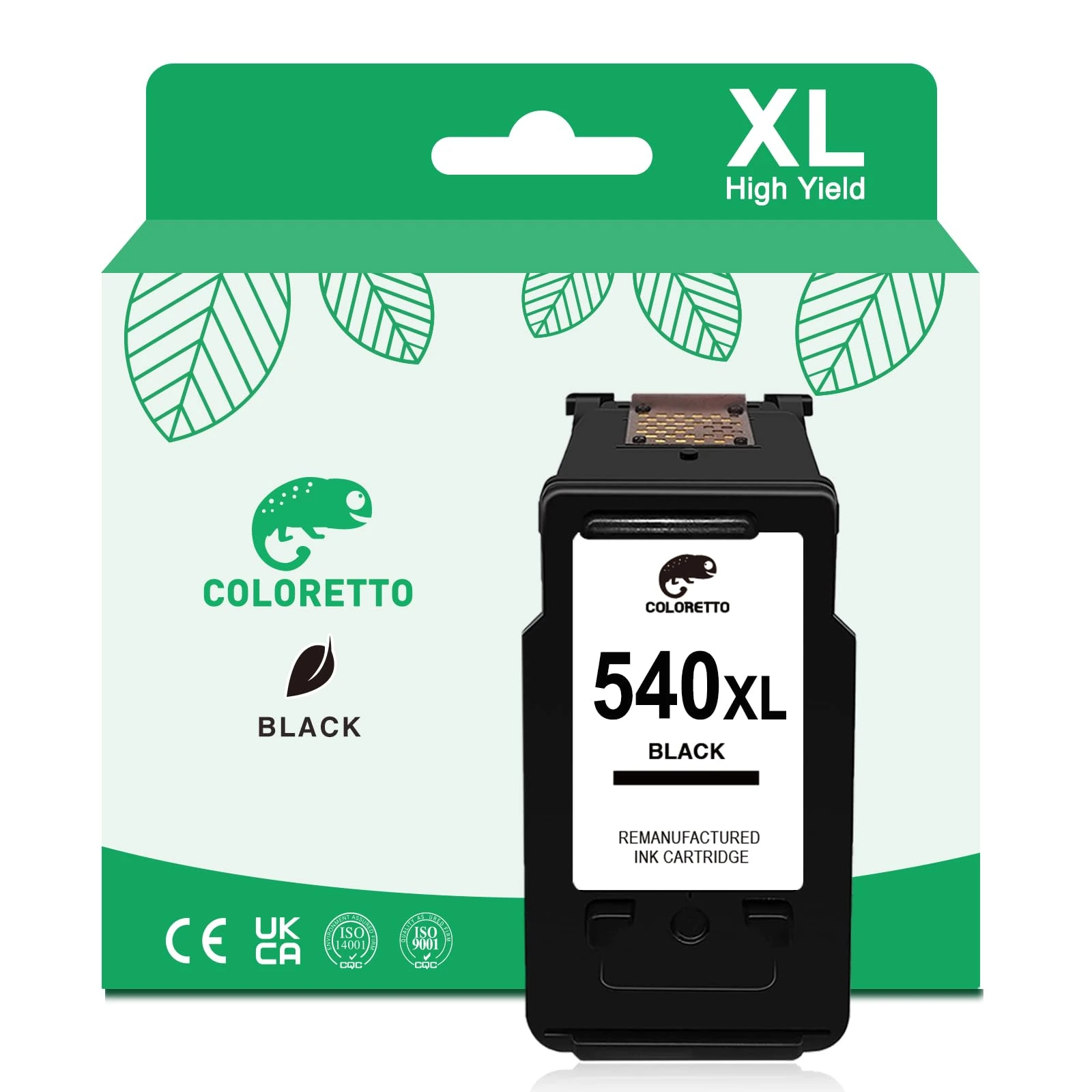 COLORETTO PG-540 XL Black for Canon TS5150 Ink Cartridge 540 XL for MG3650s MG3600 TS5151 MG4250 MG4100 MG3250 MG3550 MG3200 MG3500 MG4200 MX475 MX530 MX455 MX515 540 XL Ink Cartridge Replacement