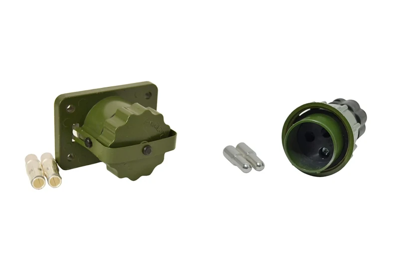 Nato Socket / Plug 2-Pin with Contacts 35 mm² - Image 1