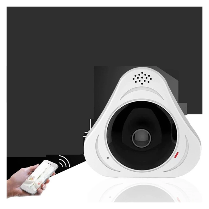 Indoor Camera VR Panoramic 360 Home Fisheye Camera Wireless Wifi Network Camera Indoor Camera (Size : 130+64G)