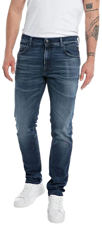 REPLAY Adult M1021 Mickym Jeans, Dark Blue 007, 29W / 34L