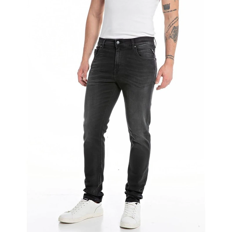 REPLAY Adult M1021 Mickym Jeans, Black 098, 28W / 32L