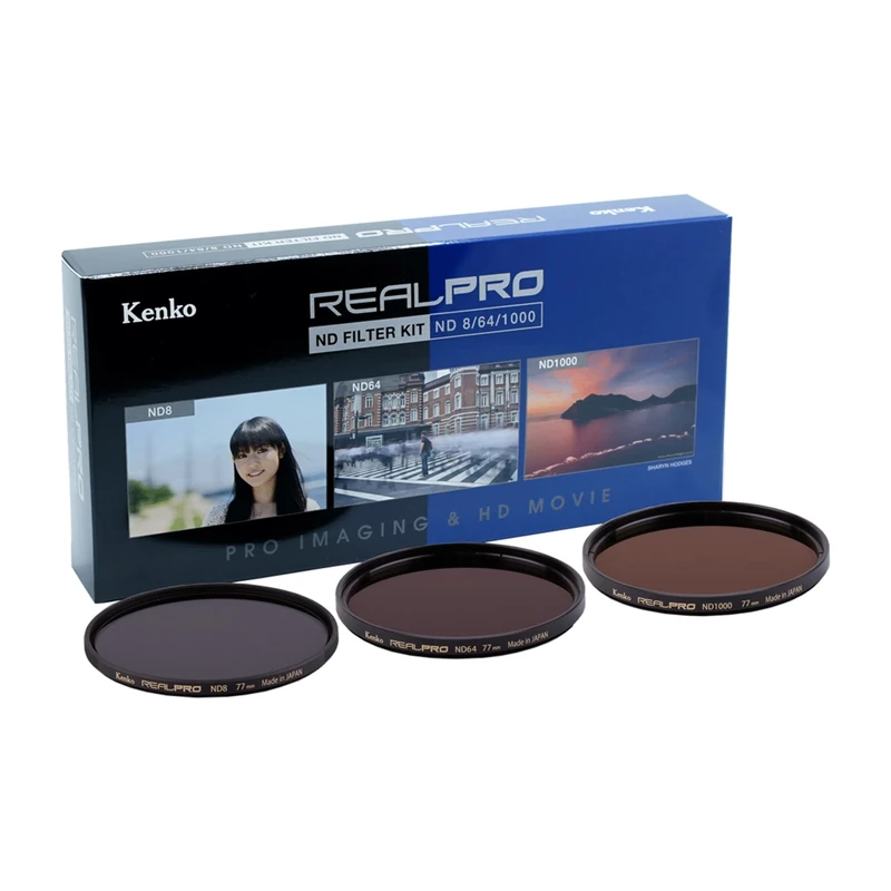 Kenko Realpro ND Filter Kit Diameter 67 mm, ND8/64/1000, Includes Storage Case