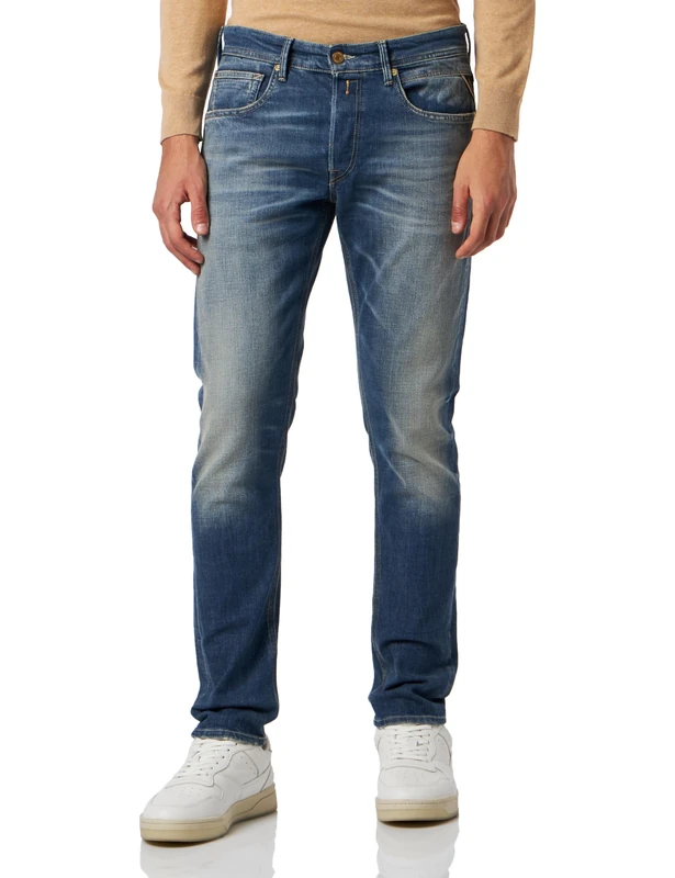REPLAY Herren Jeans Willbi Regular-Fit, Medium Blue 009 (Blau), 29W / 34L