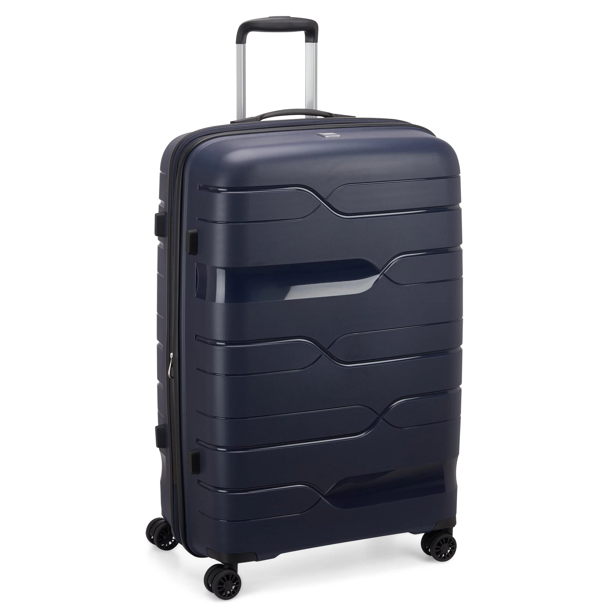 MODO by Roncato MD1 Expandable Trolley with TSA, darkblue, Trolley Grande, Hard Shell case with Expandable Centre Section and Rotating Wheels