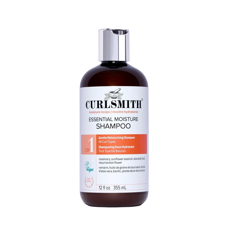 Curlsmith Essential Moisture Shampoo - Vegan for Curly Hair, 355ml