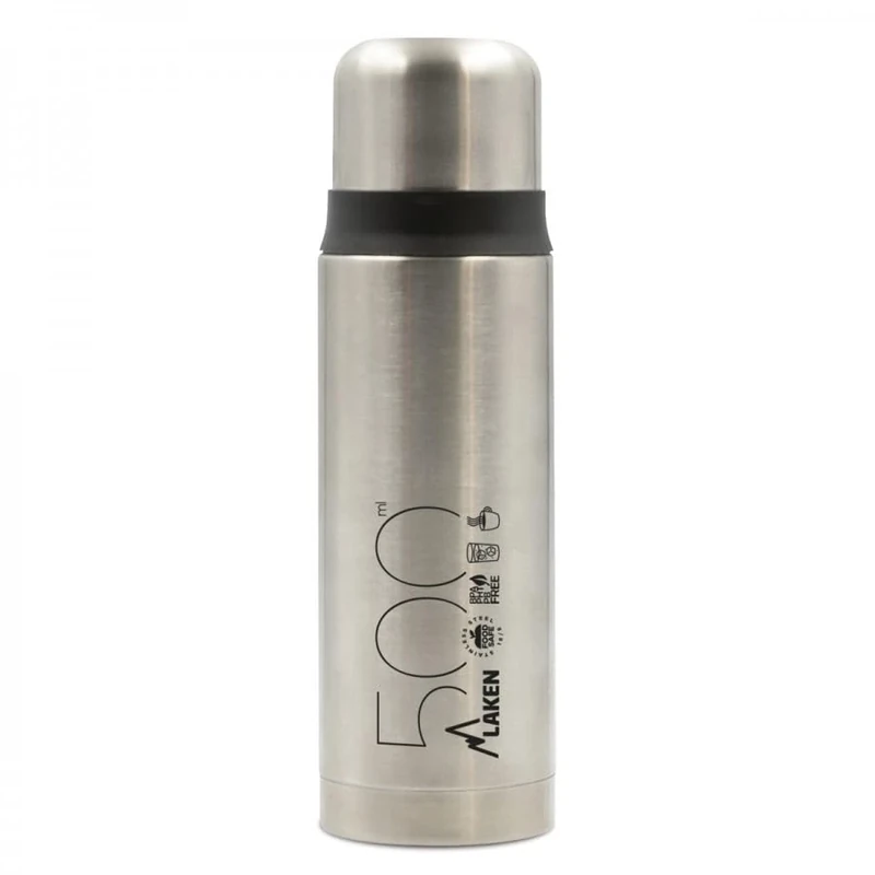 Laken Unisex - Adult 1850S Thermal Flask, Silver, 0.5 L - Image 1