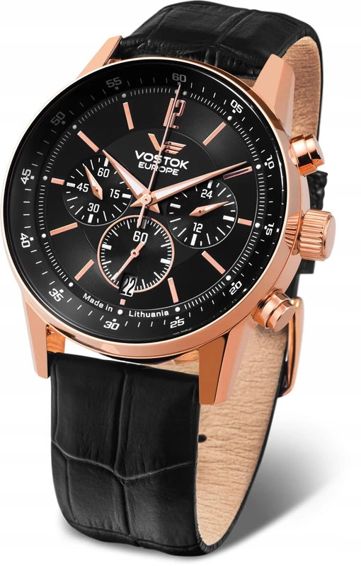 Reloj Vostok - Vk63-560b689 / Size: 43 Black 5atm