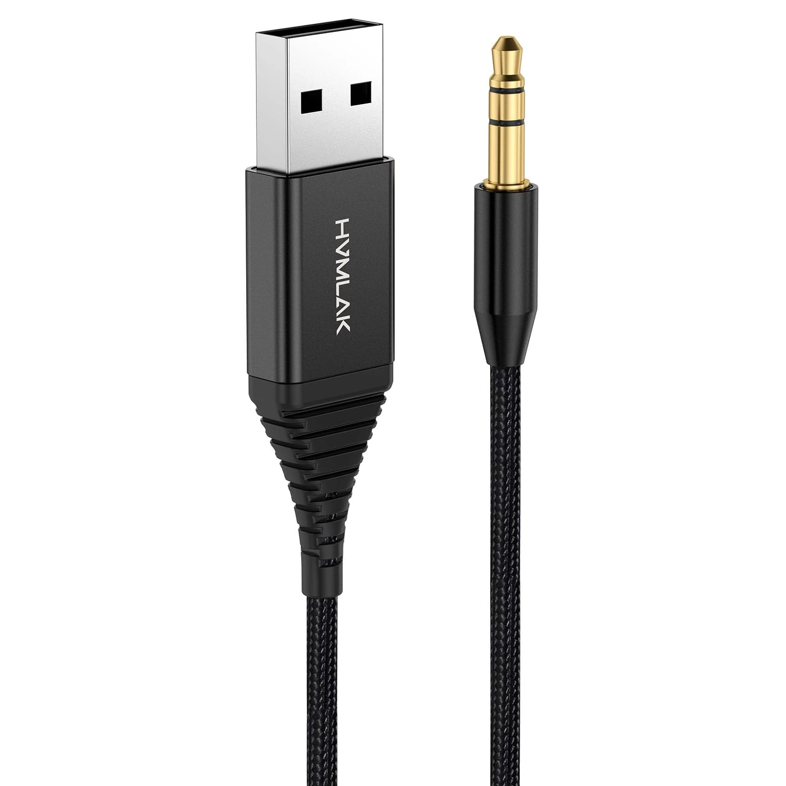 HVMLAK USB Bluetooth Aux Adapter for Car : Bluetooth 5.2 Receiver for Seamless Music Streaming and Crystal Clear Handsfree Calls - Auto Re-Connect