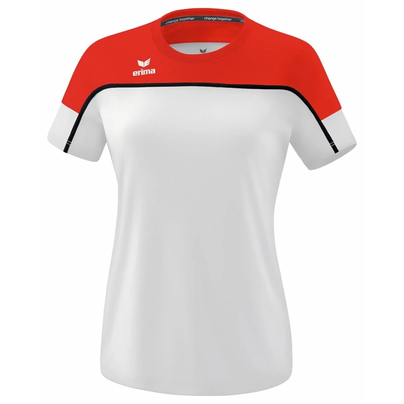 Erima Women's „Change Functional T-Shirt, White/red/Black, 42 - Image 1