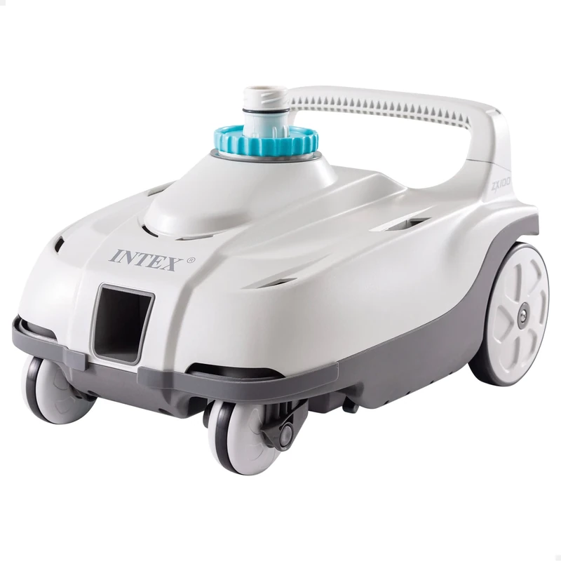 Intex 28006EX - ZX100 Automatic Robot Cleaner for Above Ground Pools for Flow Filter Pumps 6056-13248 L/h, Plastic, White