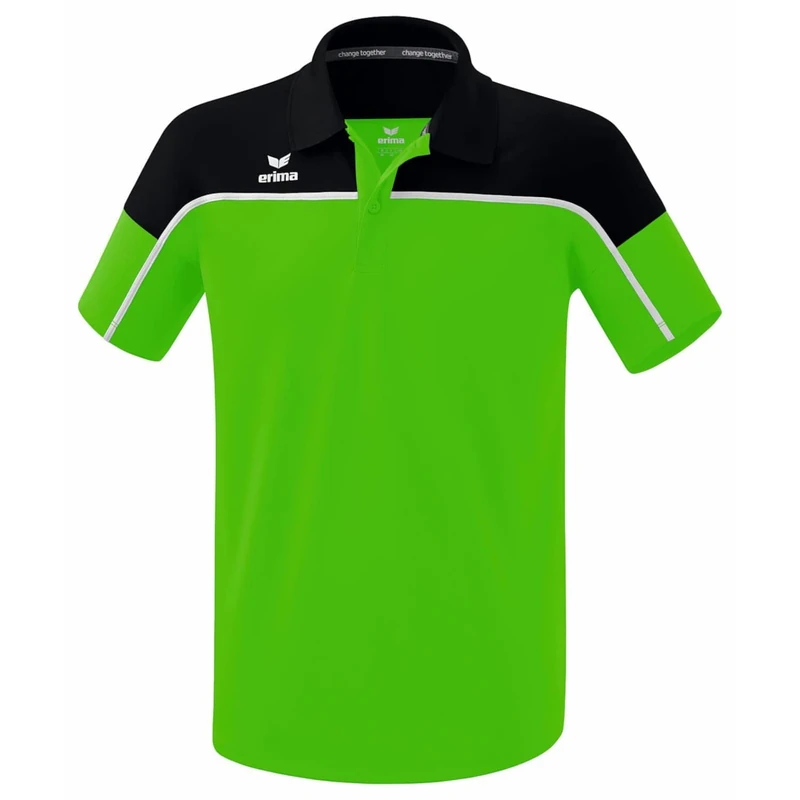 Erima Men's „Change Polo Shirt, Green/Black/White, M