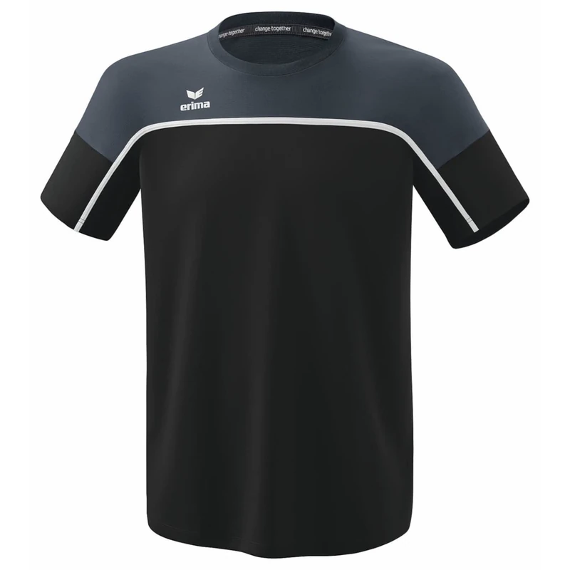 Erima Men's „Change Functional T-Shirt, Black Grey/Slate Grey/White, XXL