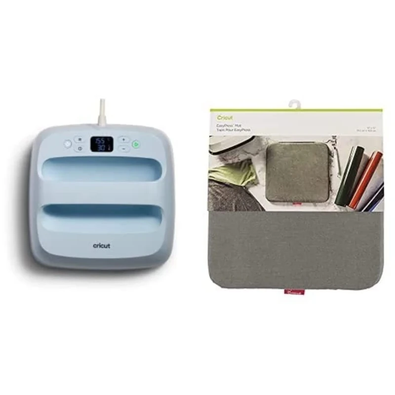Cricut EasyPress 3 (22.5cm x 22.5cm) + Cricut EasyPress Pressing Mat (30.5 cm x 30.5 cm) Bundle