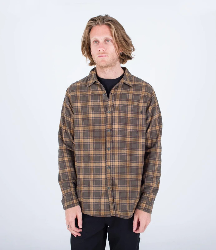 Long sleeve shirt men - Portland Organic Flannel