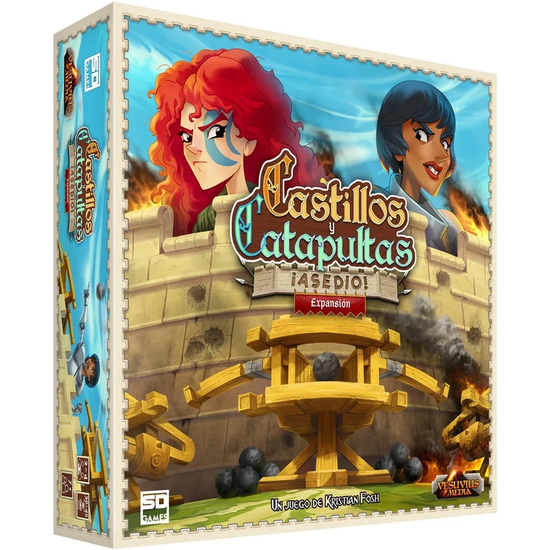 Juego de Mesa (Habilidad) Castillos y Catapultas Asedio