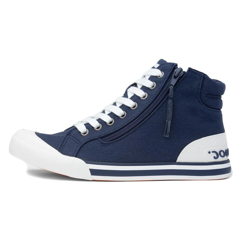 Rocket Dog Womens Jazzin Hi Sneaker, Navy, 6 UK
