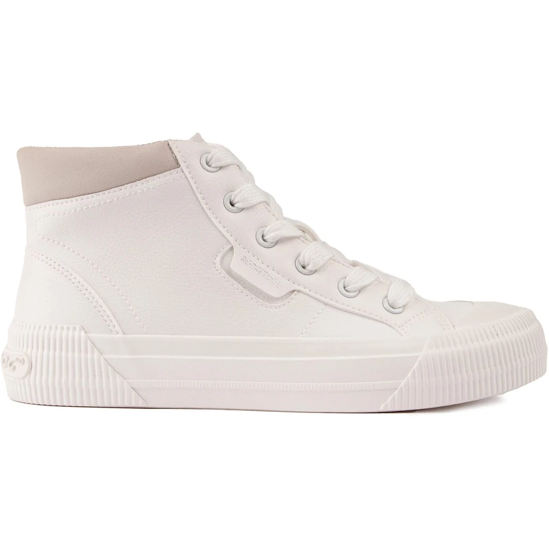 Rocket Dog Womens Cheery Hi Sneaker, White, 7 UK
