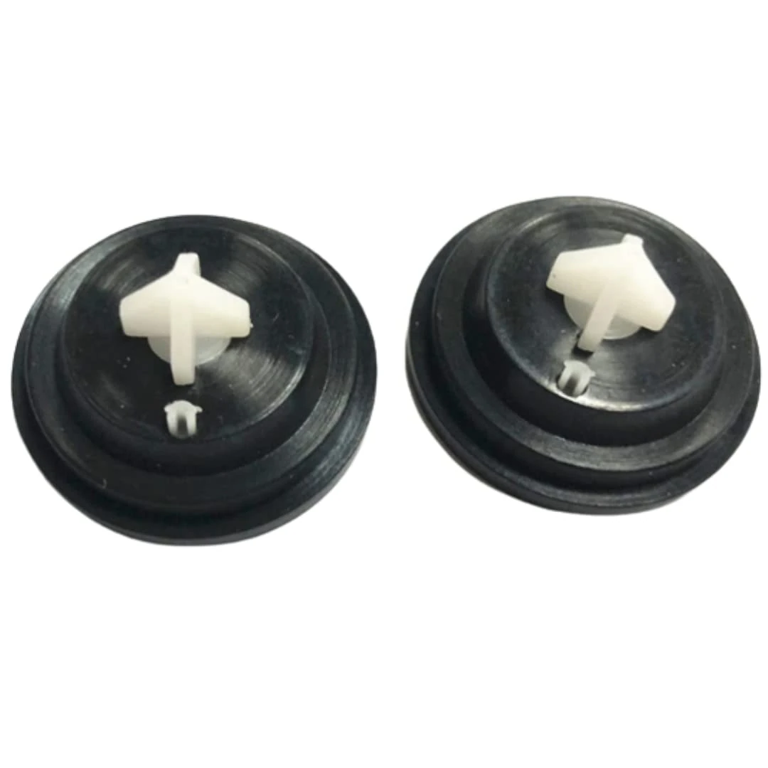 2 x Inlet Float Valve Diaphragm Washer - Spare Rubber Ball Valve WASHERS - Replacement Diaphragm Washer - FITS for All SIAMP Inlet VALVES Black